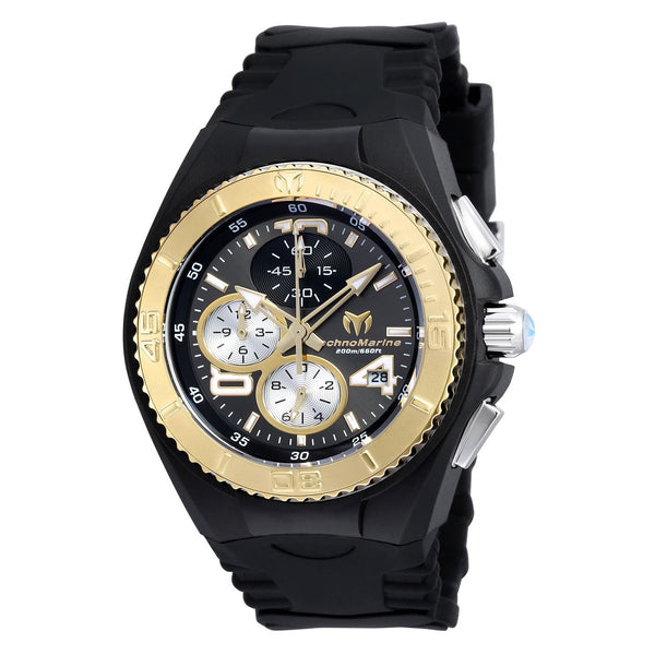 TechnoMarine Women's TM-115100 Cruise JellyFish Chronograph Black Silicone Watch