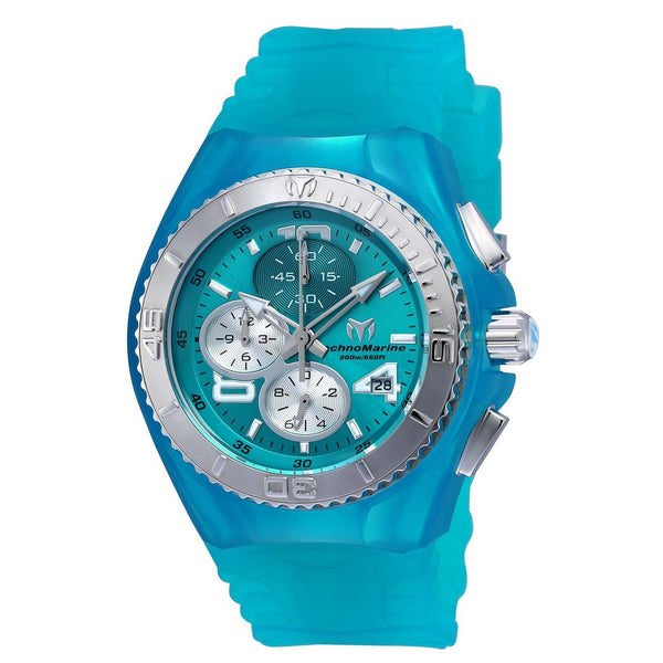 TechnoMarine Women's TM-115106 Cruise JellyFish Chronograph Blue Silicone Watch