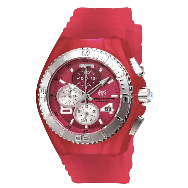 TechnoMarine Women's TM-115107 Cruise JellyFish Multi-Function Pink Silicone Watch