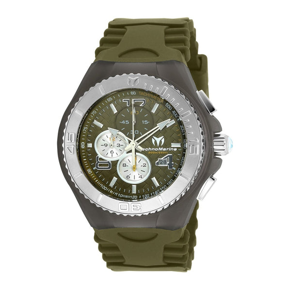 TechnoMarine Men's TM-115115 Cruise JellyFish Chronograph Green Silicone Watch