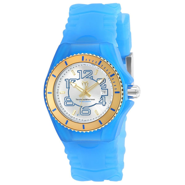 TechnoMarine Women's TM-115130 Cruise JellyFish Blue Silicone Watch