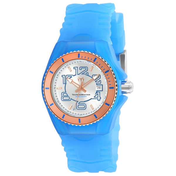 TechnoMarine Women's TM-115135 Cruise JellyFish Blue Silicone Watch