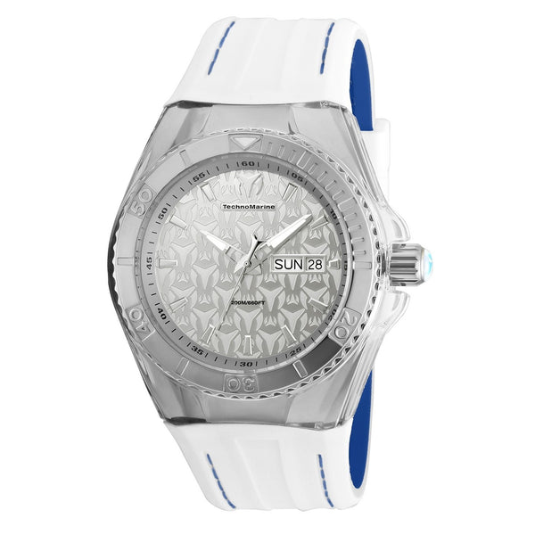 TechnoMarine Men's TM-115151 Cruise White Silicone Watch