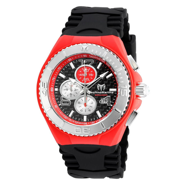TechnoMarine Men's TM-115296 Cruise JellyFish Black Silicone Watch