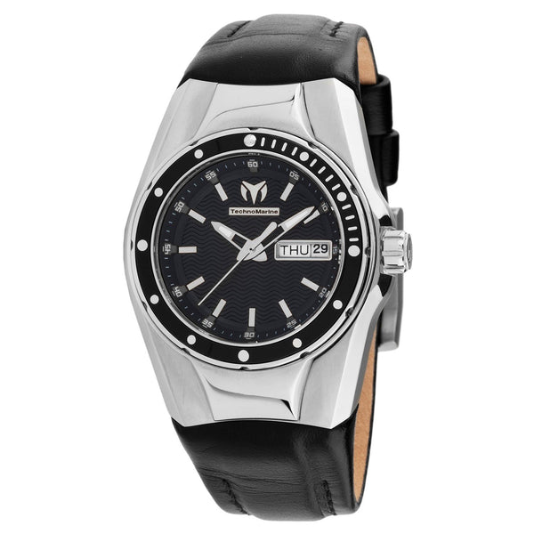 TechnoMarine Women's TM-115386 Cruise Black Leather Watch