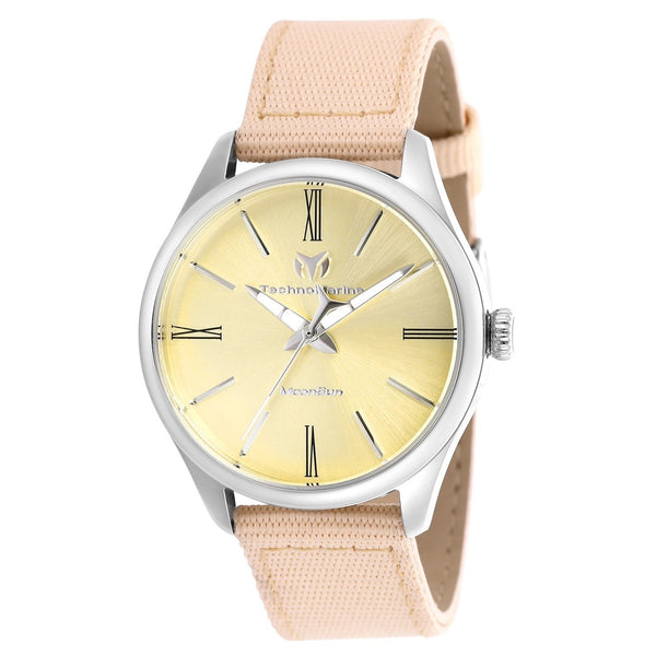 TechnoMarine Women's TM-117013 Moonsun Tan Riffle Watch