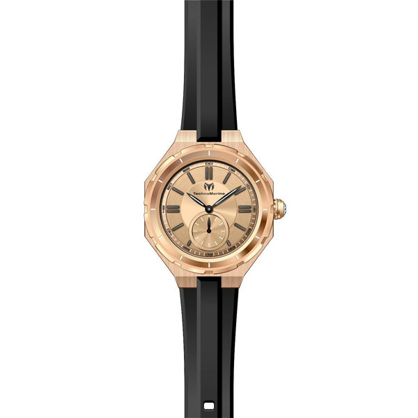 TechnoMarine Women's TM-118007 Black Silicone Watch
