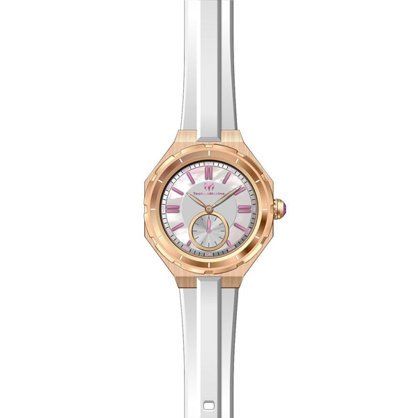TechnoMarine Women's TM-118008 White Silicone Watch