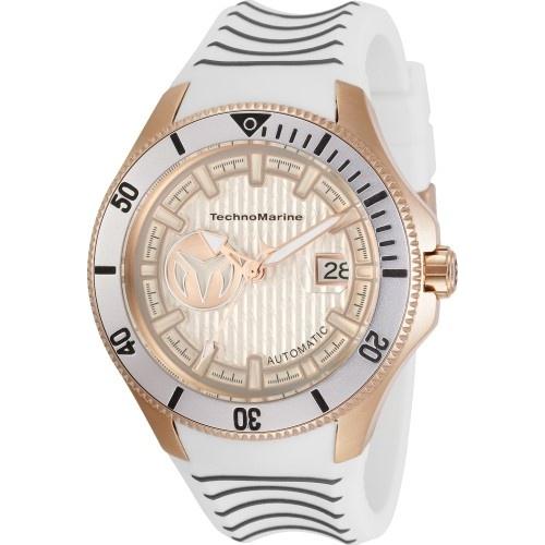 TechnoMarine Men's TM-118016 Cruise Automatic Grey Silicone Watch