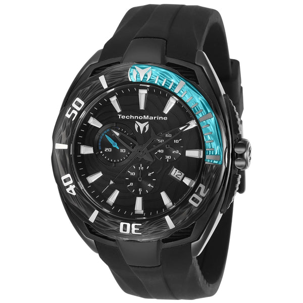 TechnoMarine Men's TM-118043 Cruise Blue Leather Watch