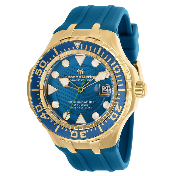 TechnoMarine Men's TM-118087 Cruise Blue Leather Watch