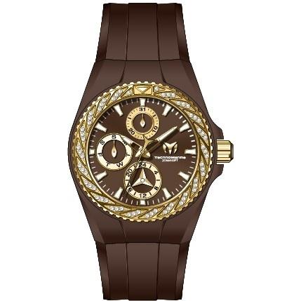 TechnoMarine Women's TM-118110 Brown Silicone Watch