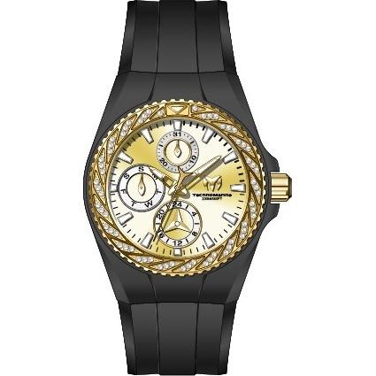 TechnoMarine Women's TM-118112 Black Silicone Watch