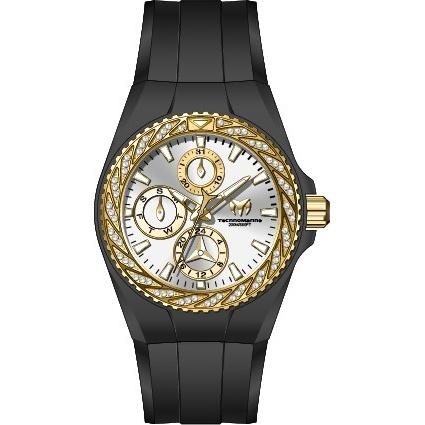 TechnoMarine Women's TM-118114 Black Silicone Watch