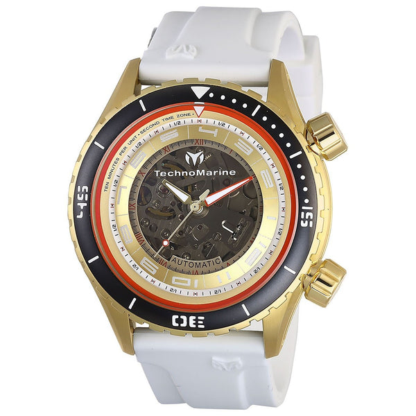 TechnoMarine Men's TM-218004 Manta Blue Leather Watch