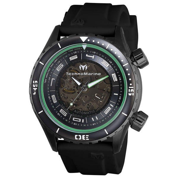 TechnoMarine Men's TM-218007 Manta Blue Leather Watch