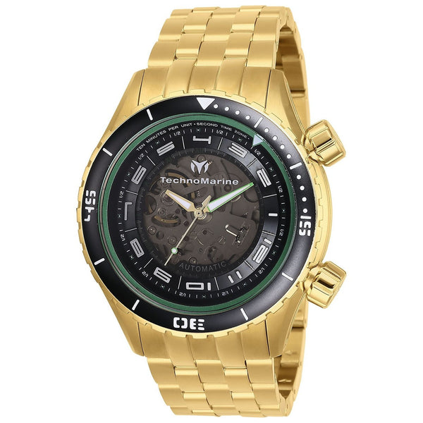 TechnoMarine Men's TM-218012 Manta Blue Leather Watch