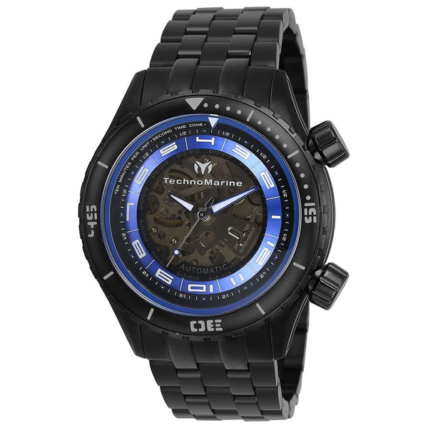 TechnoMarine Men's TM-218015 Manta Blue Leather Watch