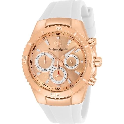TechnoMarine Women's TM-218041 White Silicone Watch