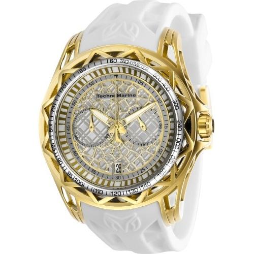 TechnoMarine Men's TM-318011 Cruise White Silicone Watch