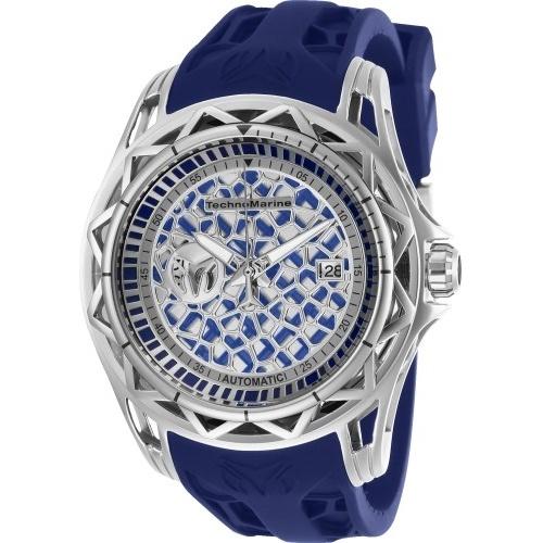 TechnoMarine Men's TM-318013 Cruise Automatic Blue Silicone Watch