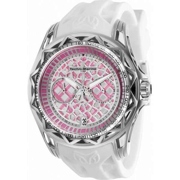 TechnoMarine Men's TM-318028 Cruise White Silicone Watch