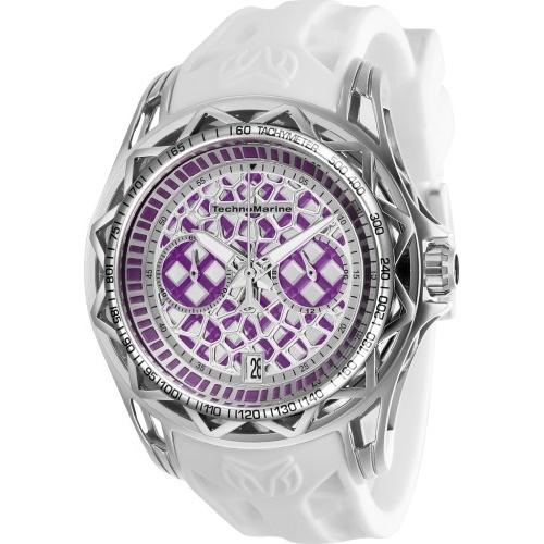 TechnoMarine Men's TM-318029 Cruise White Silicone Watch