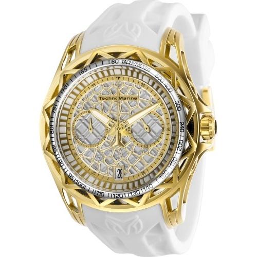 TechnoMarine Men's TM-318030 Cruise White Silicone Watch