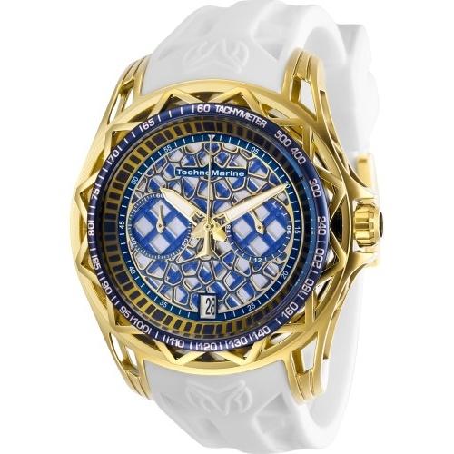 TechnoMarine Men's TM-318032 Cruise White Silicone Watch