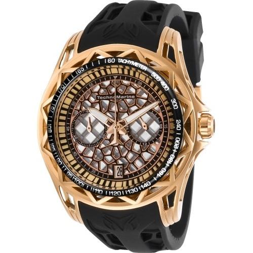 TechnoMarine Men's TM-318034 Cruise Black Silicone Watch