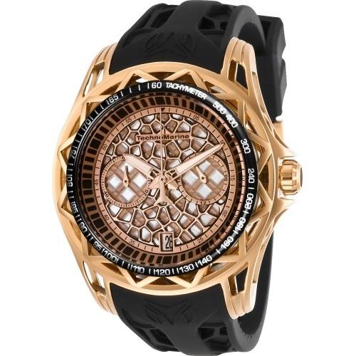 TechnoMarine Men's TM-318035 Cruise Black Silicone Watch