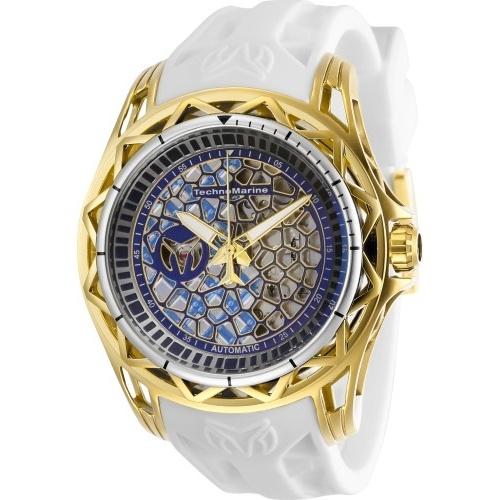 TechnoMarine Men's TM-318046 Cruise Automatic White Silicone Watch