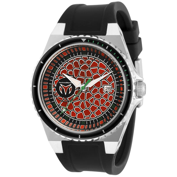 TechnoMarine Men's TM-318054 Black Silicone Watch