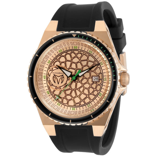 TechnoMarine Men's TM-318059 Black Silicone Watch