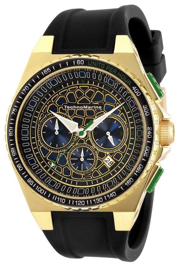 TechnoMarine Men's TM-318066 Black Silicone Watch