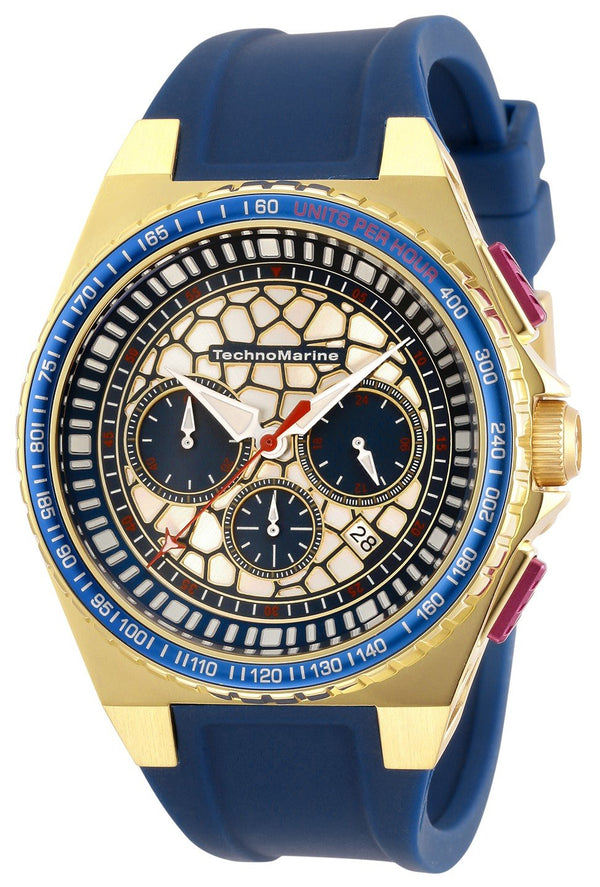 TechnoMarine Men's TM-318067 Blue Silicone Watch