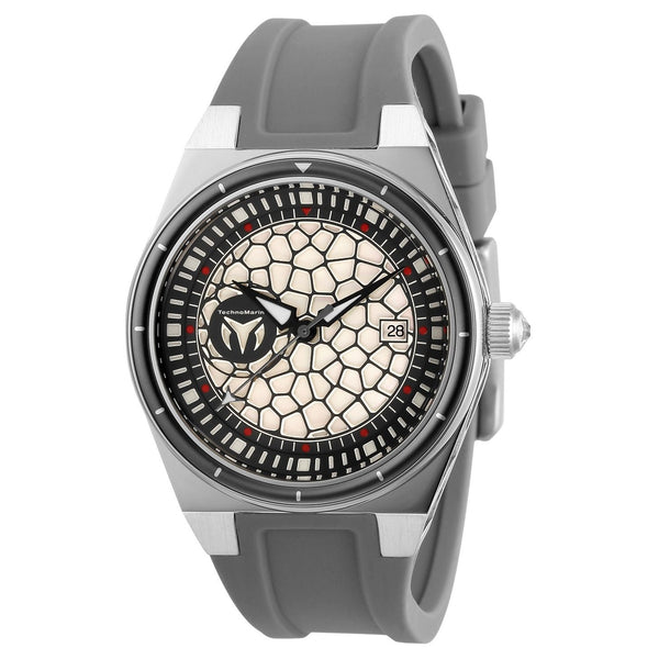 TechnoMarine Men's TM-318076 Grey Silicone Watch