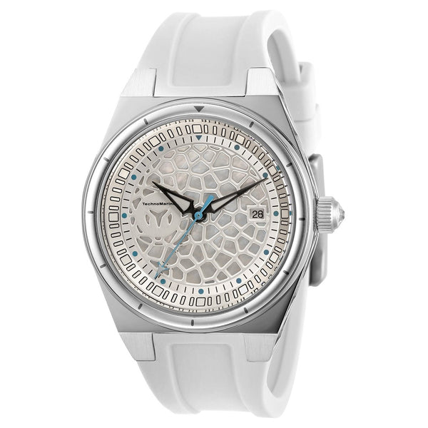 TechnoMarine Men's TM-318077 White Silicone Watch