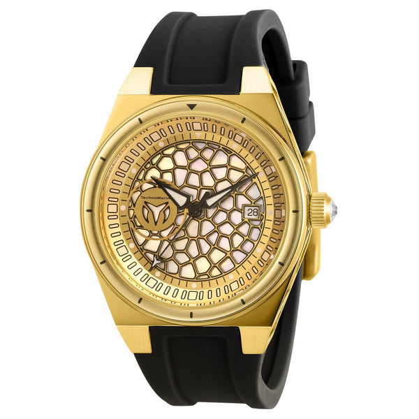 TechnoMarine Women's TM-318079 Black Silicone Watch