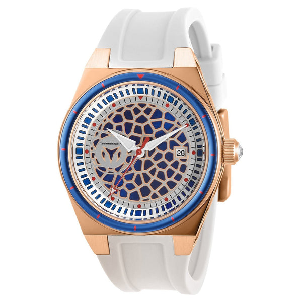 TechnoMarine Women's TM-318081 White Silicone Watch