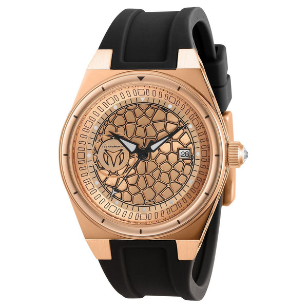TechnoMarine Women's TM-318082 Black Silicone Watch