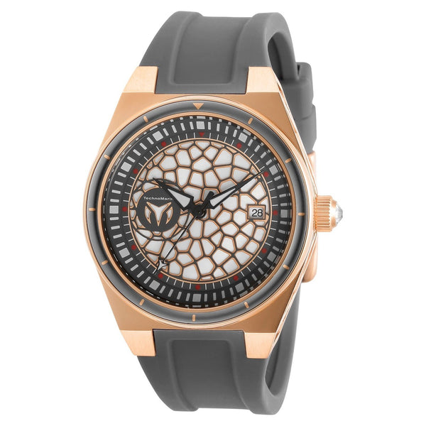 TechnoMarine Men's TM-318085 Grey Silicone Watch