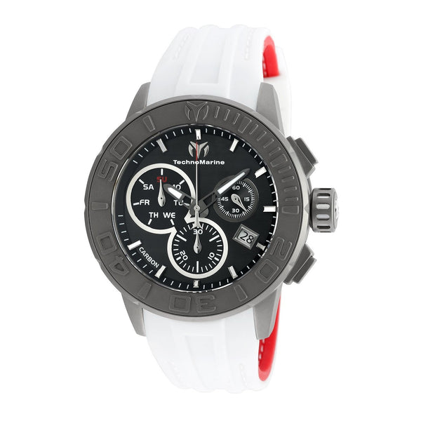 TechnoMarine Men's TM-515004 Reef White Silicone Watch