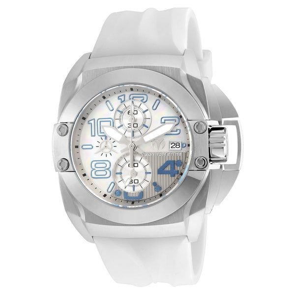 TechnoMarine Men's TM-515013 Reef White Silicone Watch