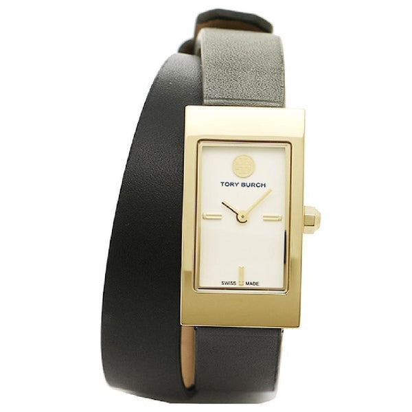 Tory Burch Women's TRB2005 Buddy Signature Black Leather Watch