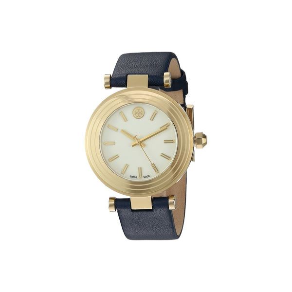 Tory Burch Women's TRB9001 Classic T Blue Leather Watch