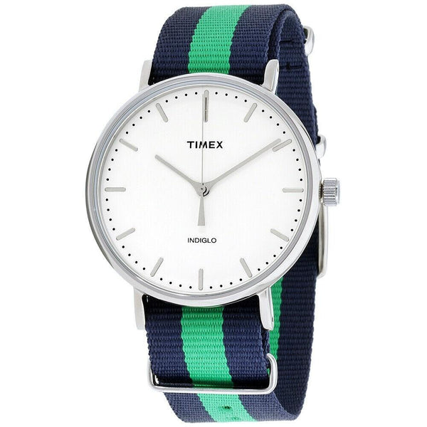 Timex Unisex TW2P90800 Weekender Fairfield Two-Tone Canvas Watch