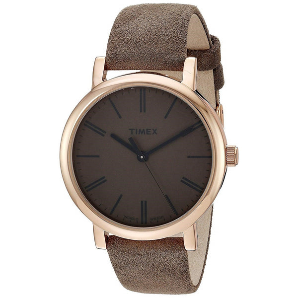 Timex Women's TW2P96300 Originals Brown Leather Watch