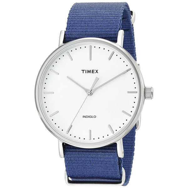 Timex Unisex TW2P97700 Fairfield Blue Nylon Watch