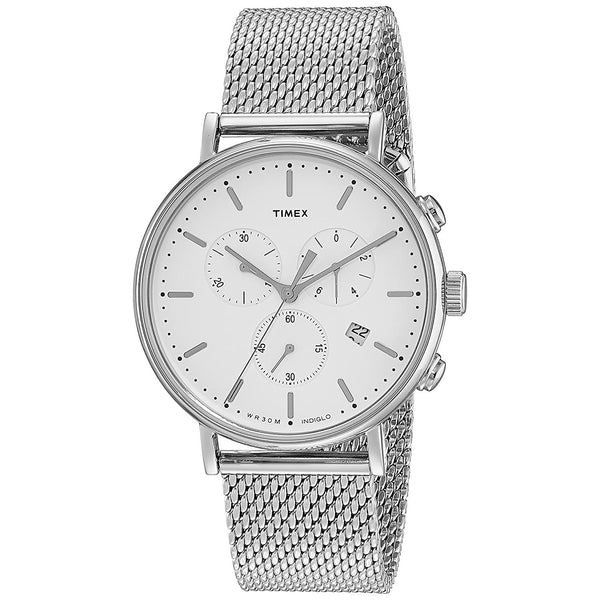 Timex Men's TW2R27100 Fairfield Chronograph Stainless Steel Watch